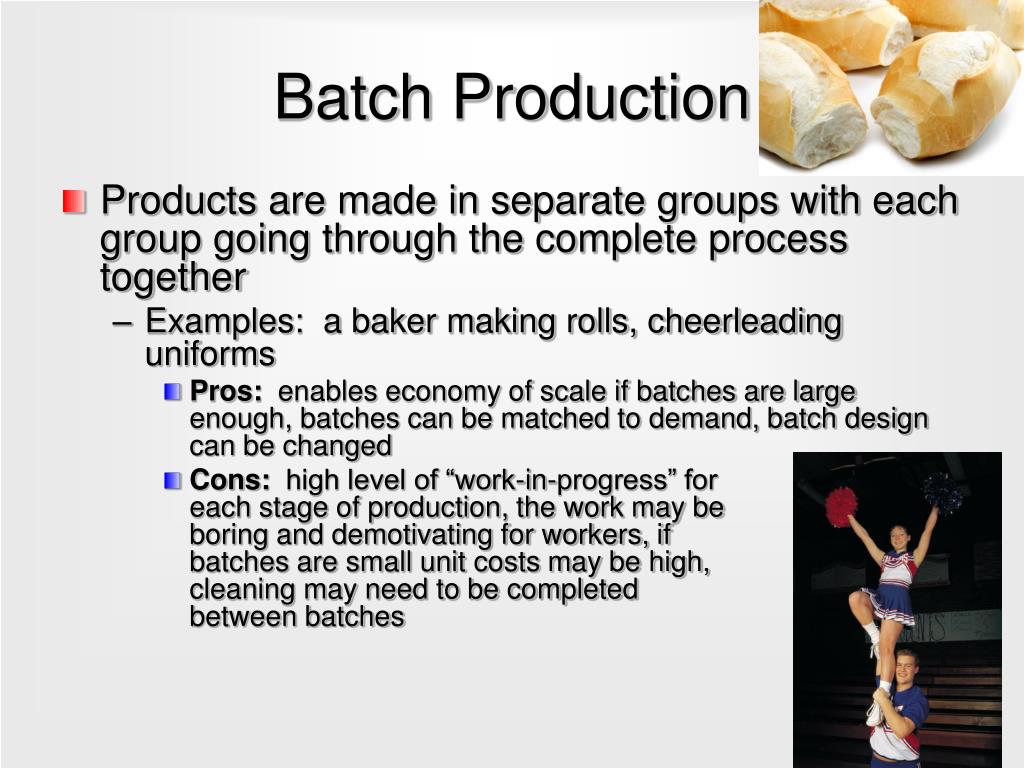 PPT 5.1 Production Methods PowerPoint Presentation, free download Charter Batch Meaning