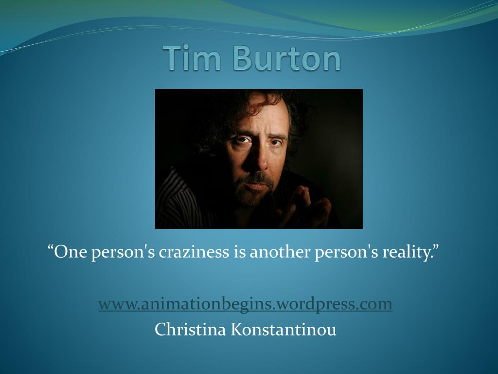 PPT - Tim Burton PowerPoint Presentation, free download - ID:2781738