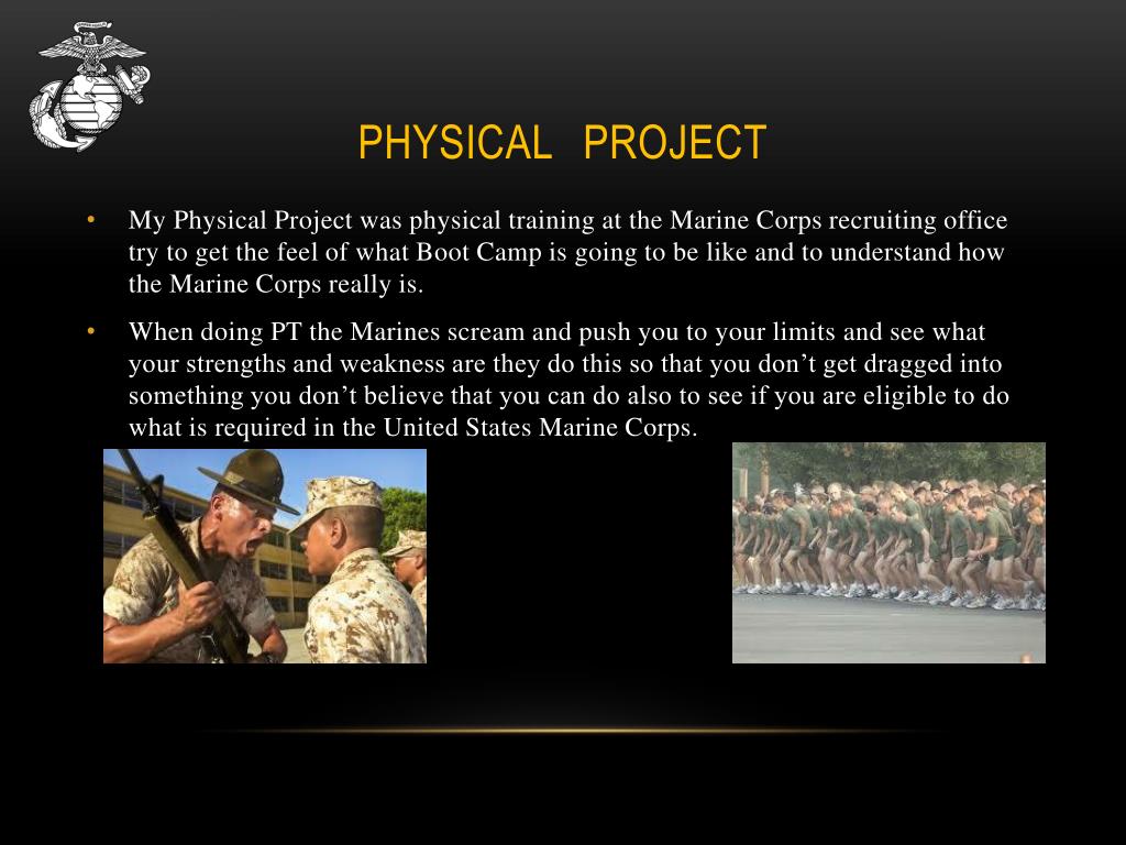 Project Usmc Blog PPT - Senior Project THE UNITED STATES MARINE CORPS NOVEMBER 10, 1775 ...