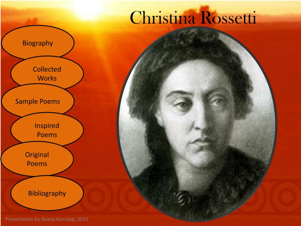 Реферат: Themes In The Poetry Of Christina Rossetti