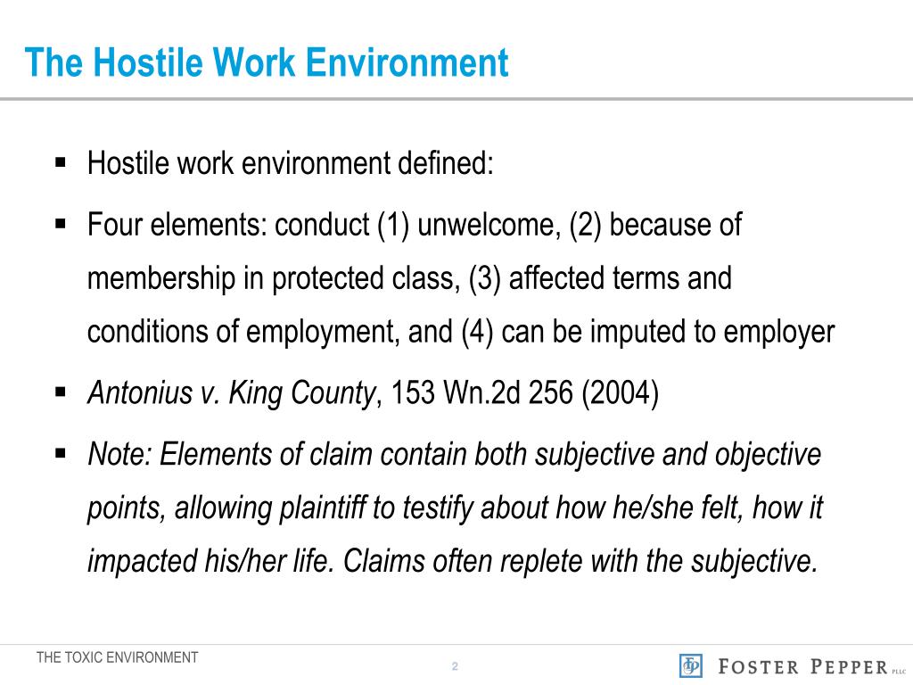 PPT - THE TOXIC ENVIRONMENT: PowerPoint Presentation, free ...