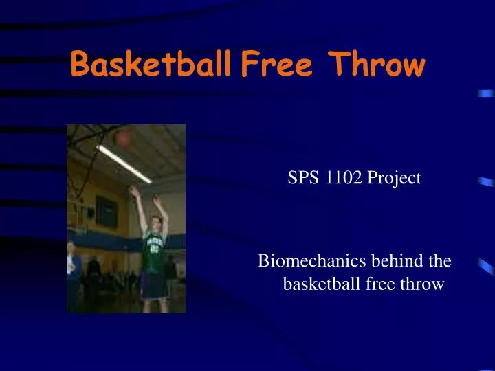 PPT Basketball Free Throw PowerPoint Presentation, free download ID