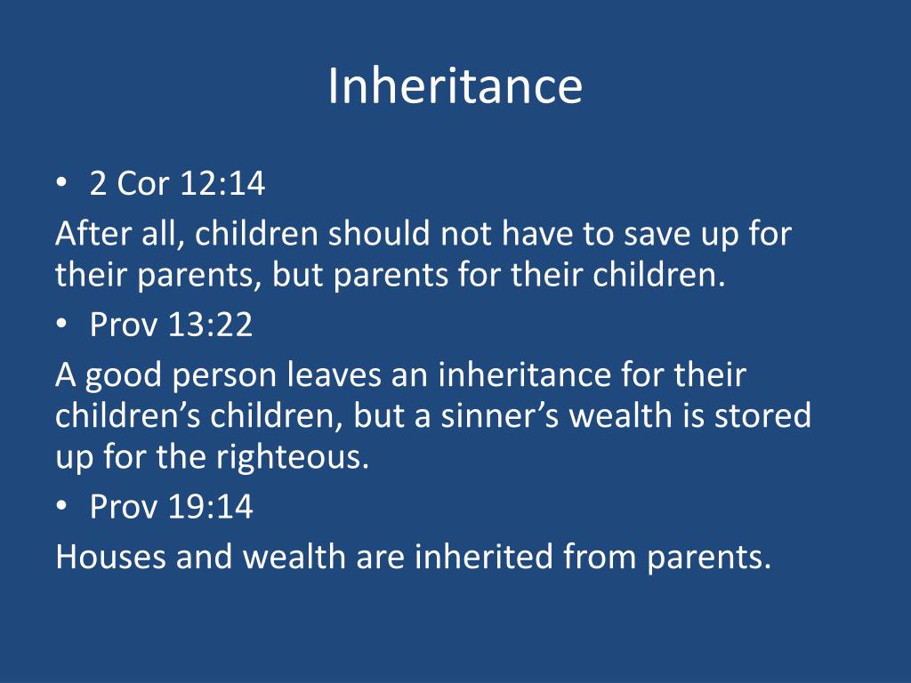Inheritance Church PPT - Church & Community Banking for the Kingdom PowerPoint ...