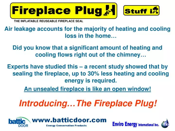 Ppt Air Leakage Accounts For The Majority Of Heating And Cooling