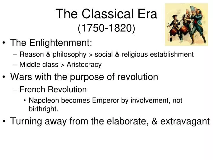 music of the classical period 1750 to 1820 ppt