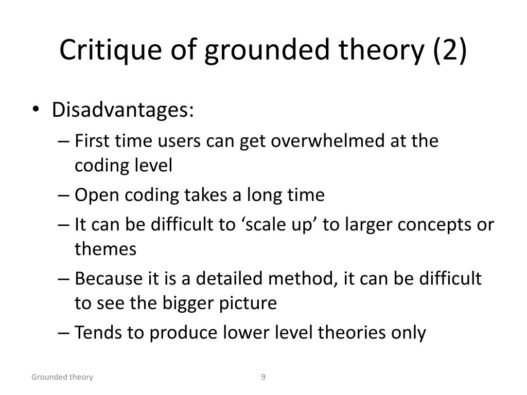 PPT - Grounded theory-History PowerPoint Presentation, free download ...