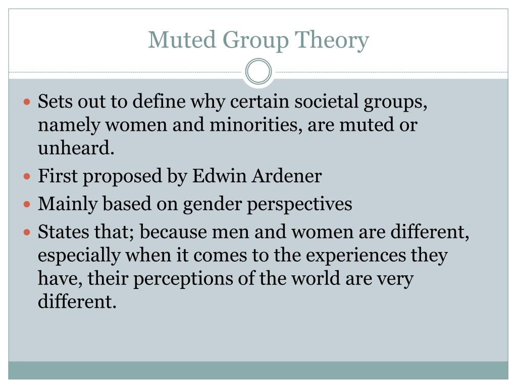 muted group theory examples