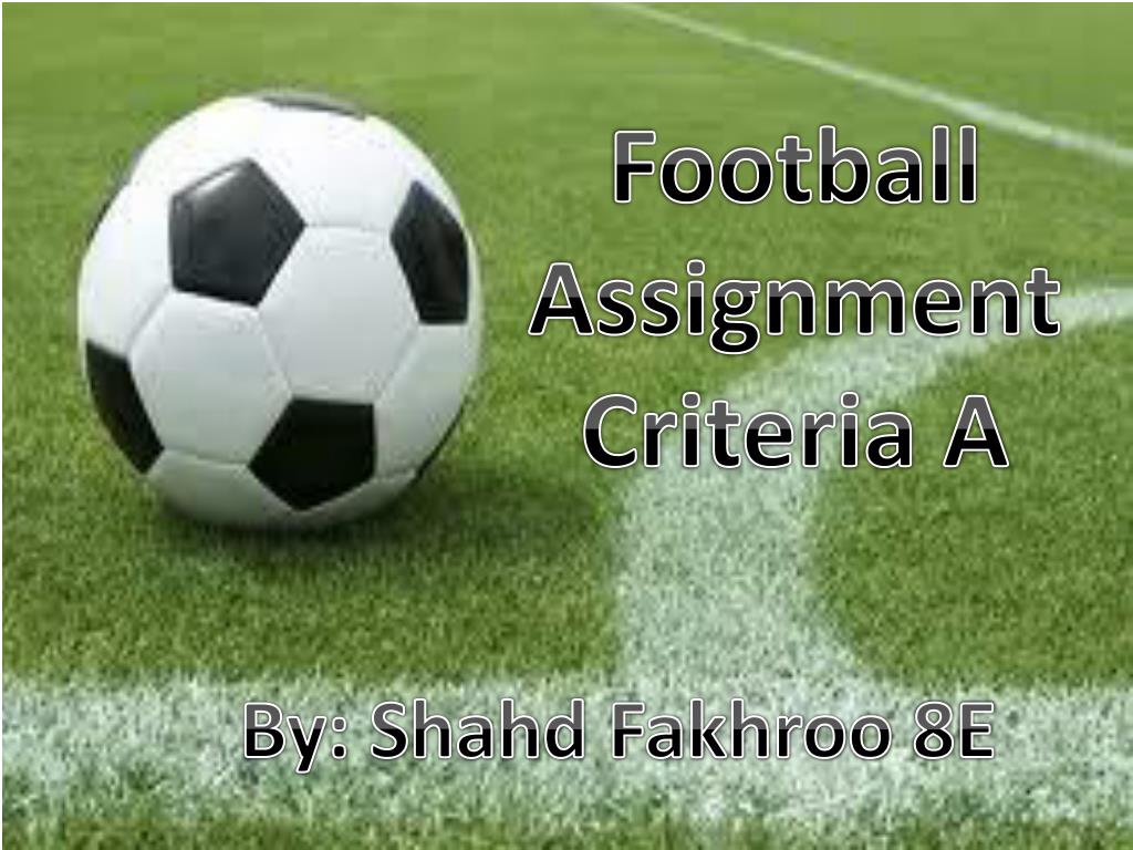 what is assignment football