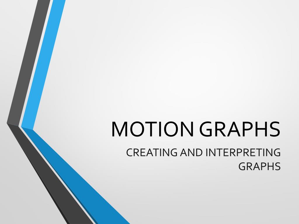 Interpreting Motion Graphs. Motion A change in position measured by  distance and time. - ppt download