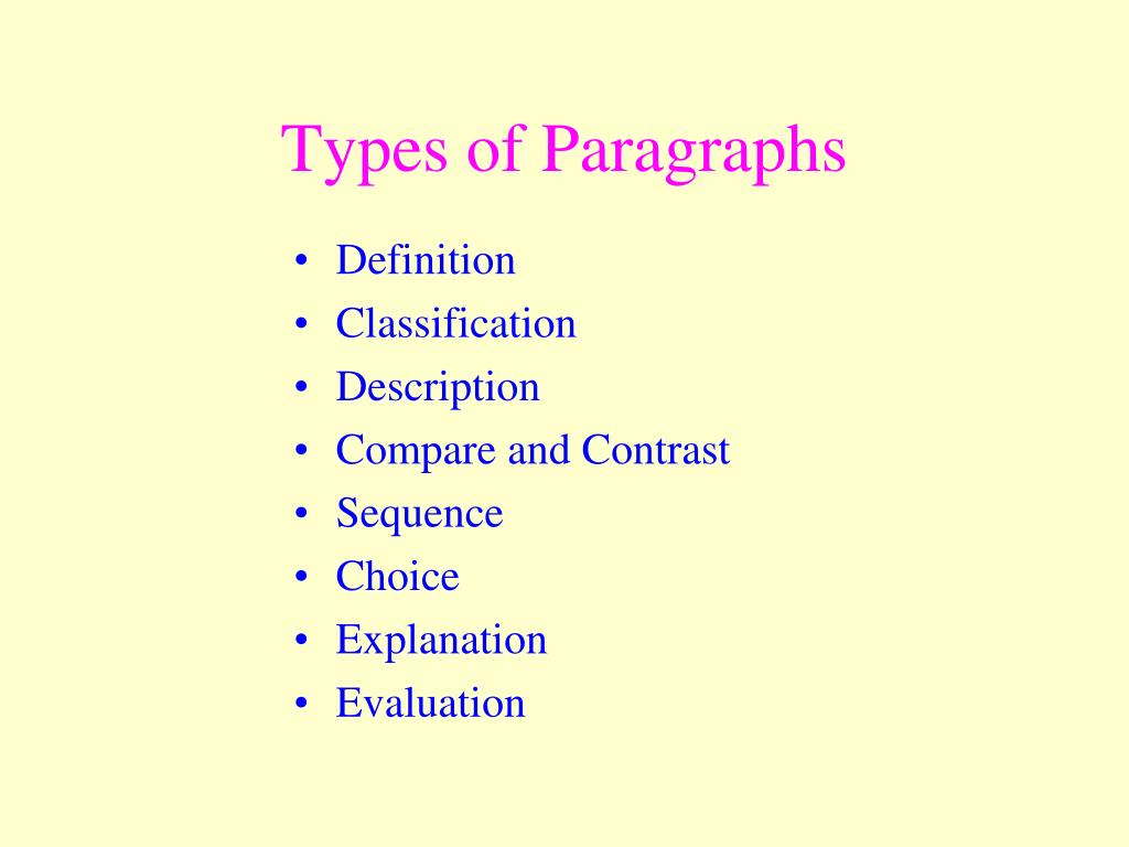  Types Of Paragraph Writing Ppt Antishopliftingdevices