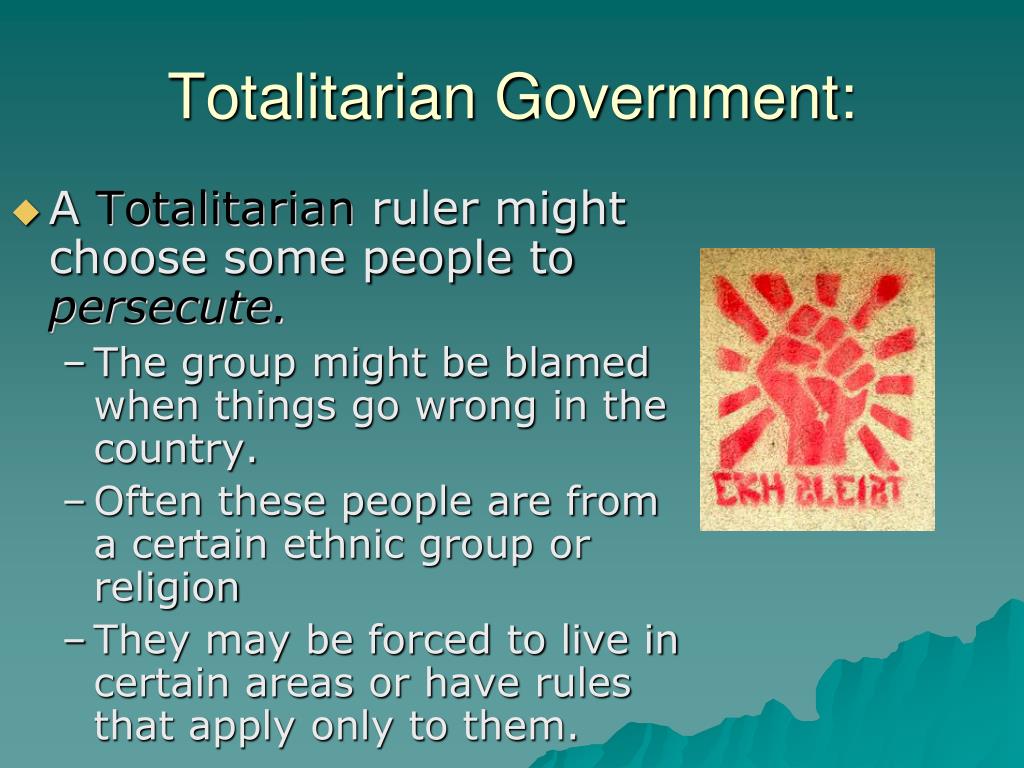 what are two weapons of totalitarianism