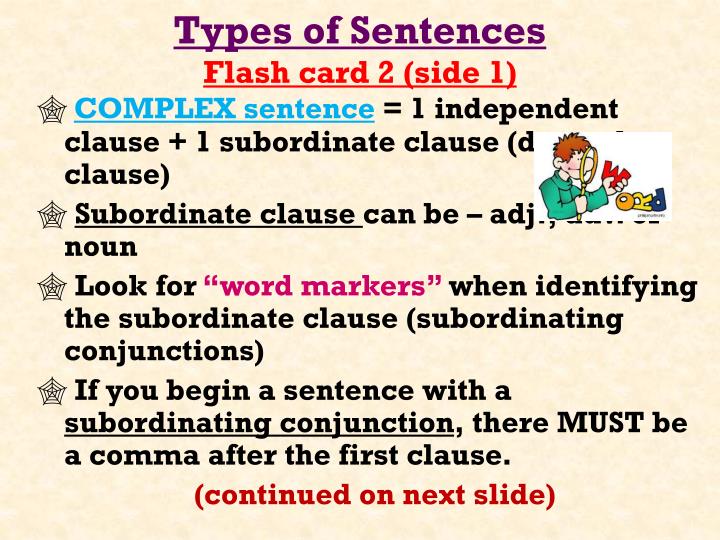 types of sentences types of sentences