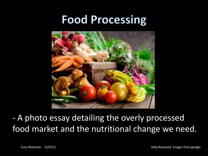 food processing business plan ppt