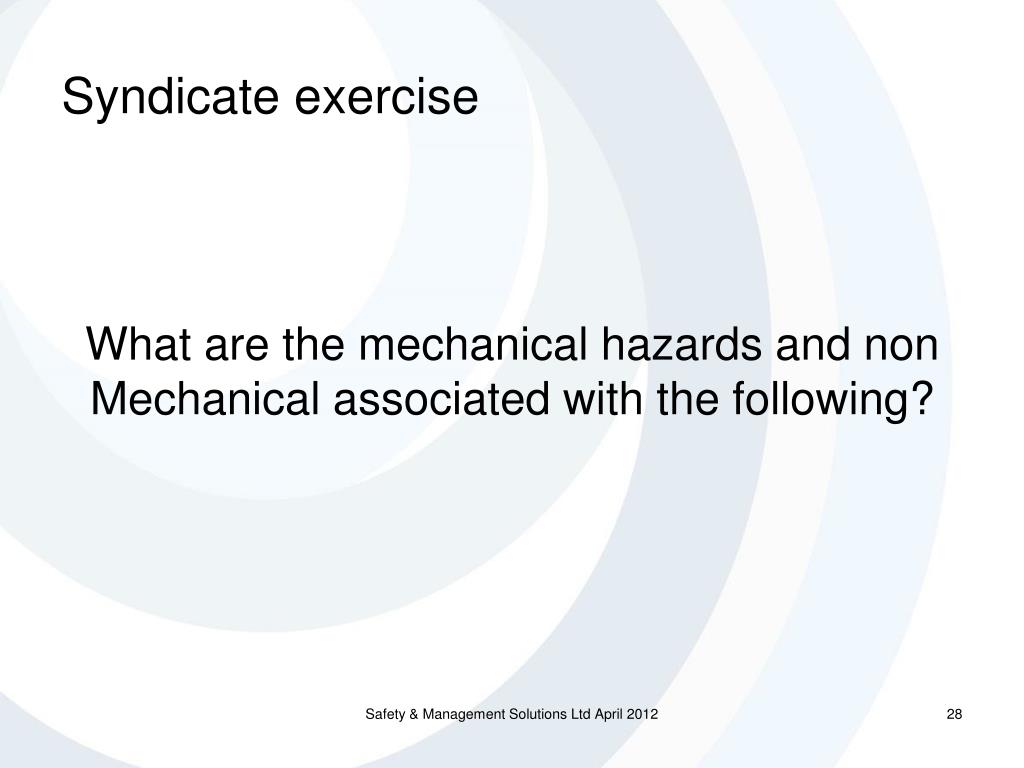 PPT - Safety & Management Solutions Ltd NEBOSH General Certificate In ...