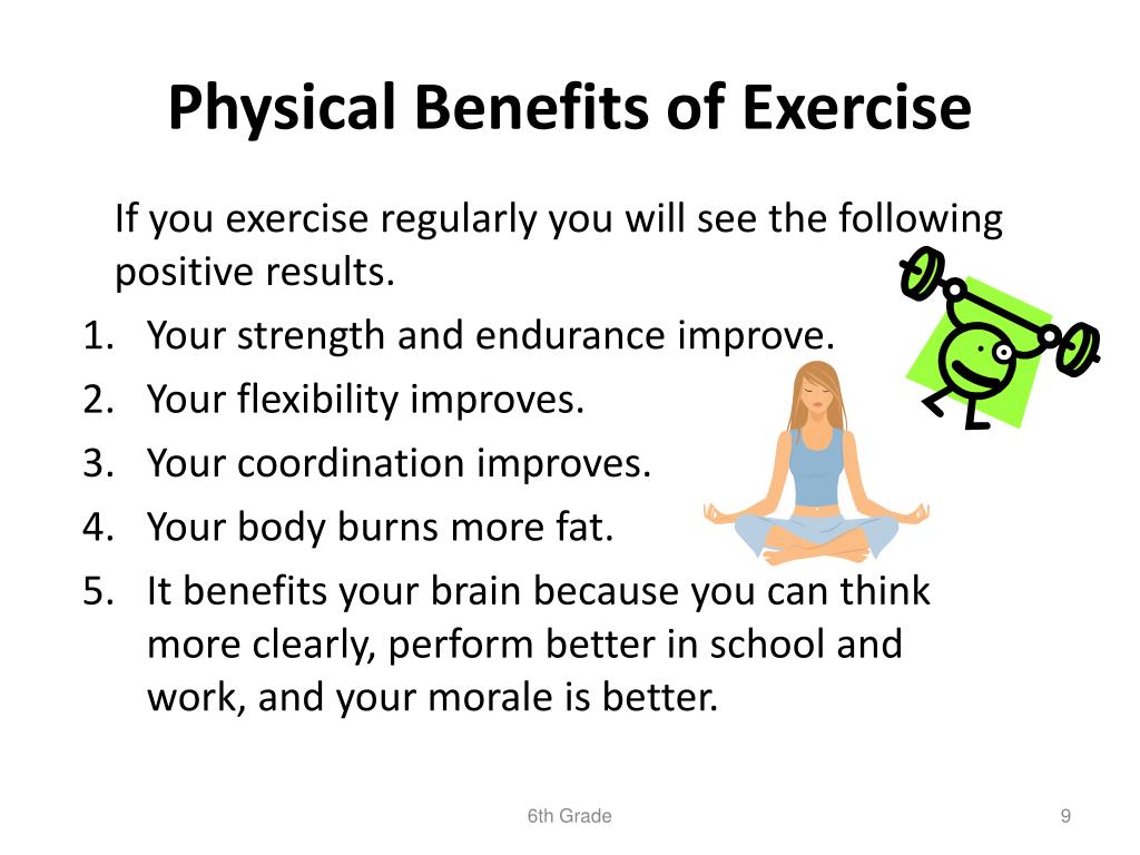 PPT - Benefits of Exercise PowerPoint Presentation, free download - ID ...