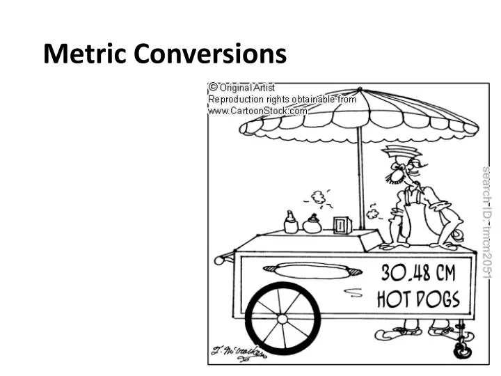 metric conversions n.