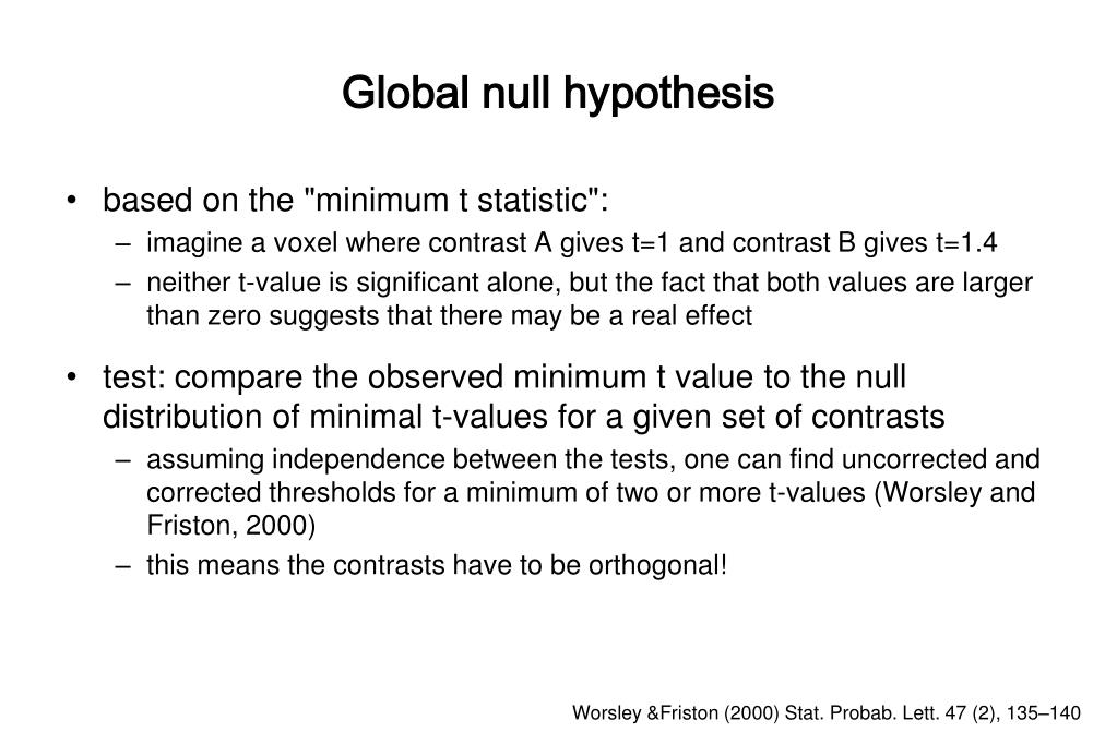 global hypothesis statement