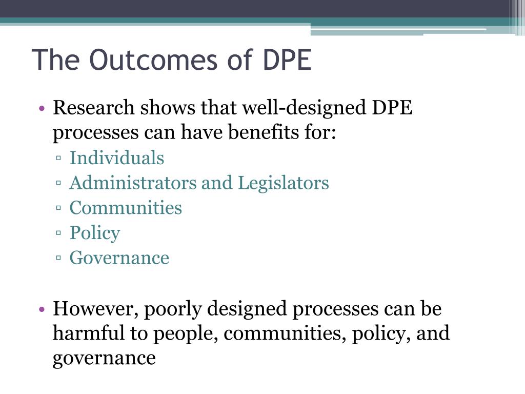 Dpe Question Pattern PPT - Public Engagement: Perspectives and Experiences in North America ...