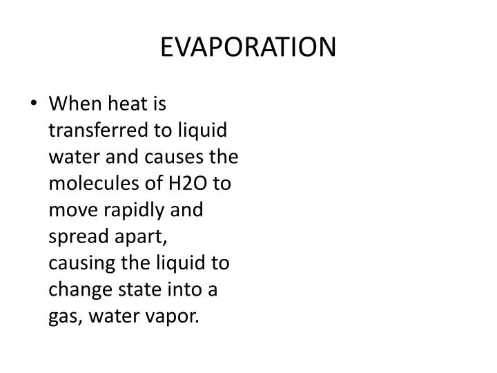 PPT EVAPORATION PowerPoint Presentation Free Download ID 2792214 ppt-evaporation-powerpoint-presentation-free-download-id-2792214