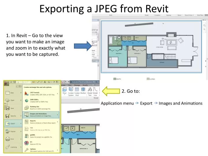 PPT - Exporting a JPEG from Revit PowerPoint Presentation, free ...