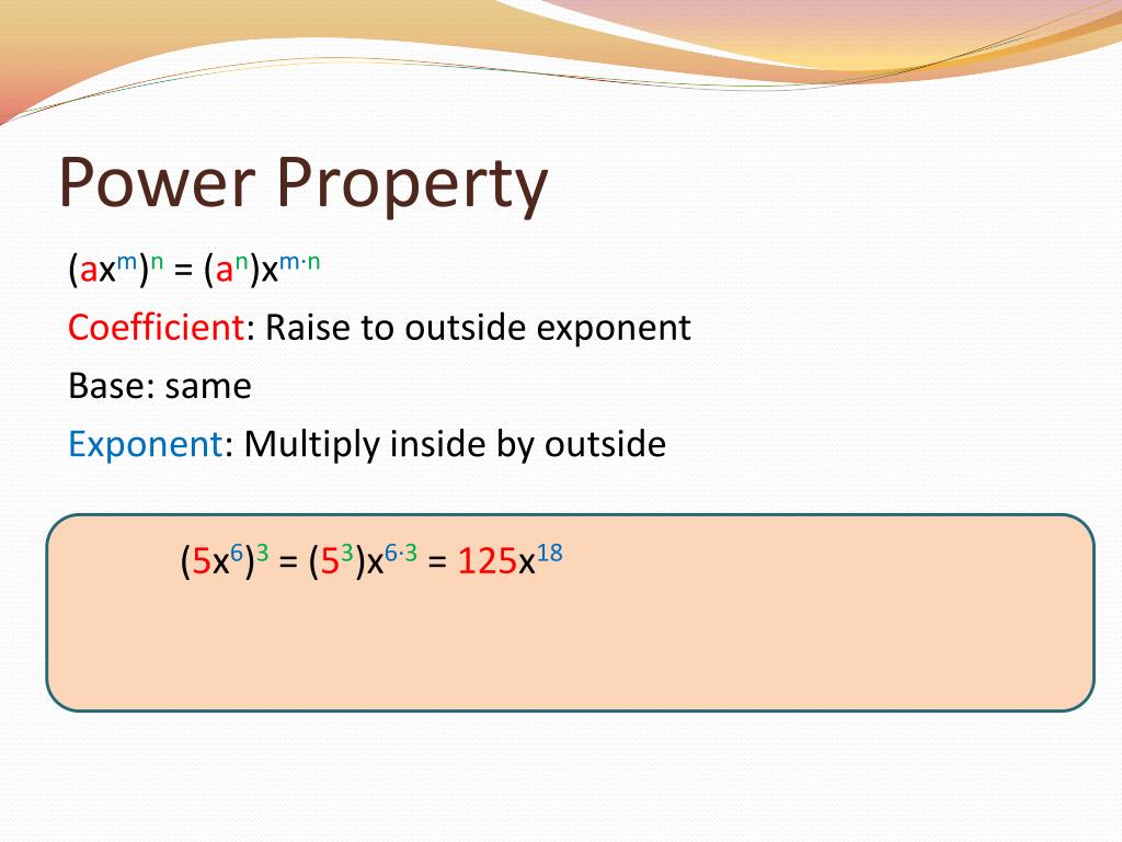 PPT - Unit 5 Properties of Exponents PowerPoint Presentation - ID:2792524