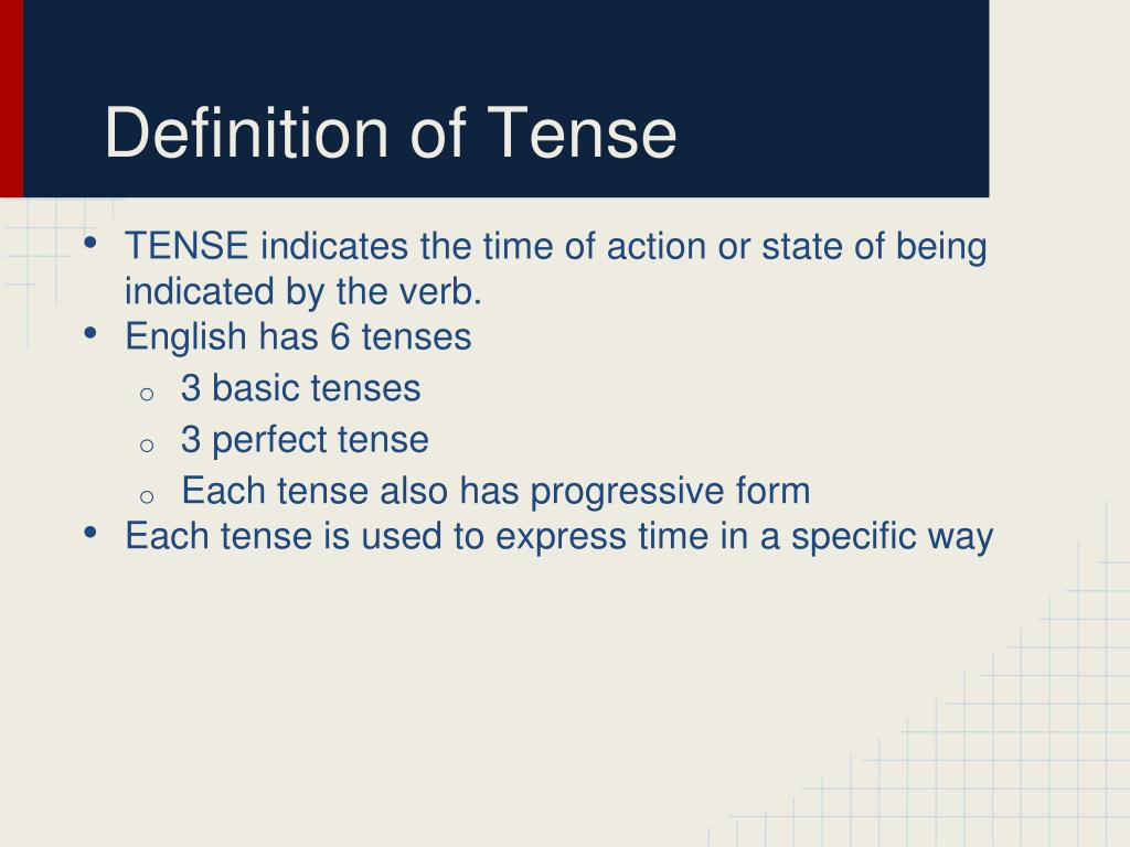 presentation tense definition