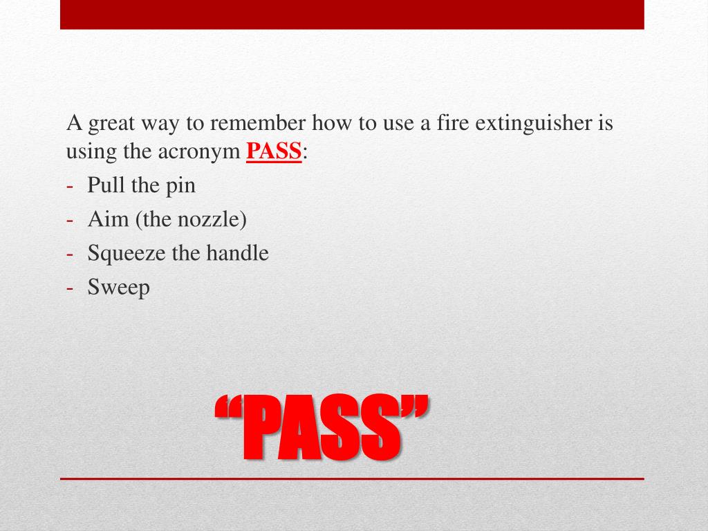 Ppt Fire Extinguishers Powerpoint Presentation Free Download Id