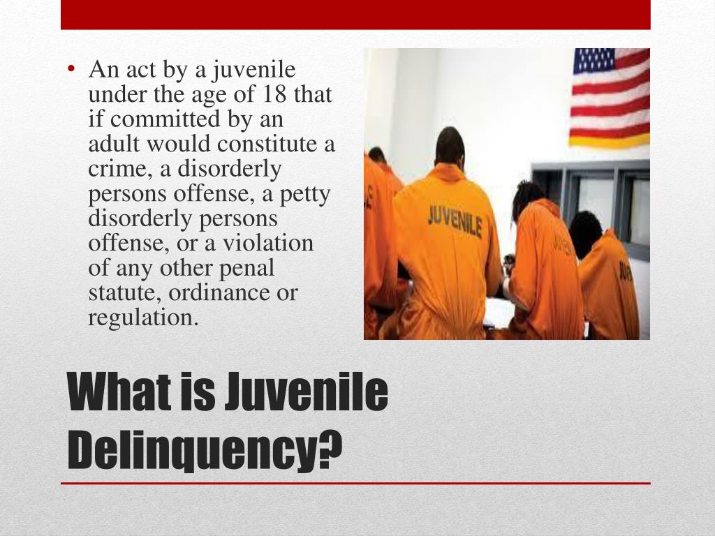 a speech on juvenile delinquency