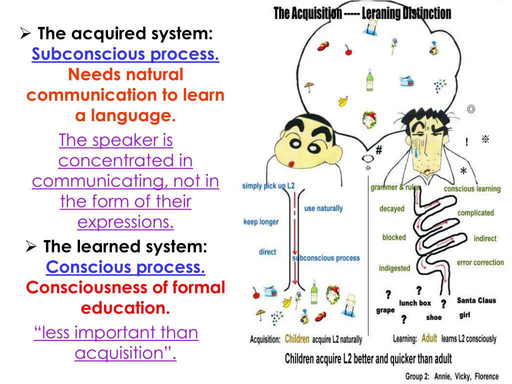 krashen 5 hypothesis of language acquisition