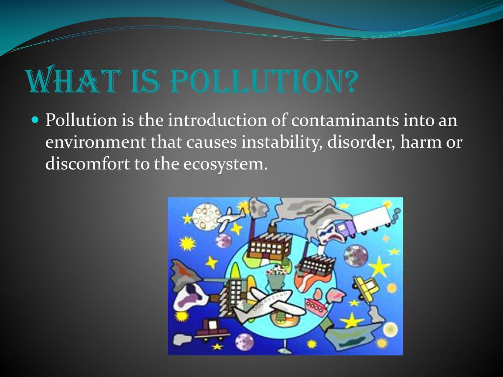 presentation on pollution and its types