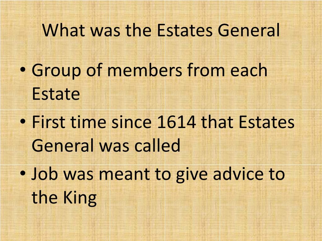 PPT French Estate System & Causes of French Revolution PowerPoint