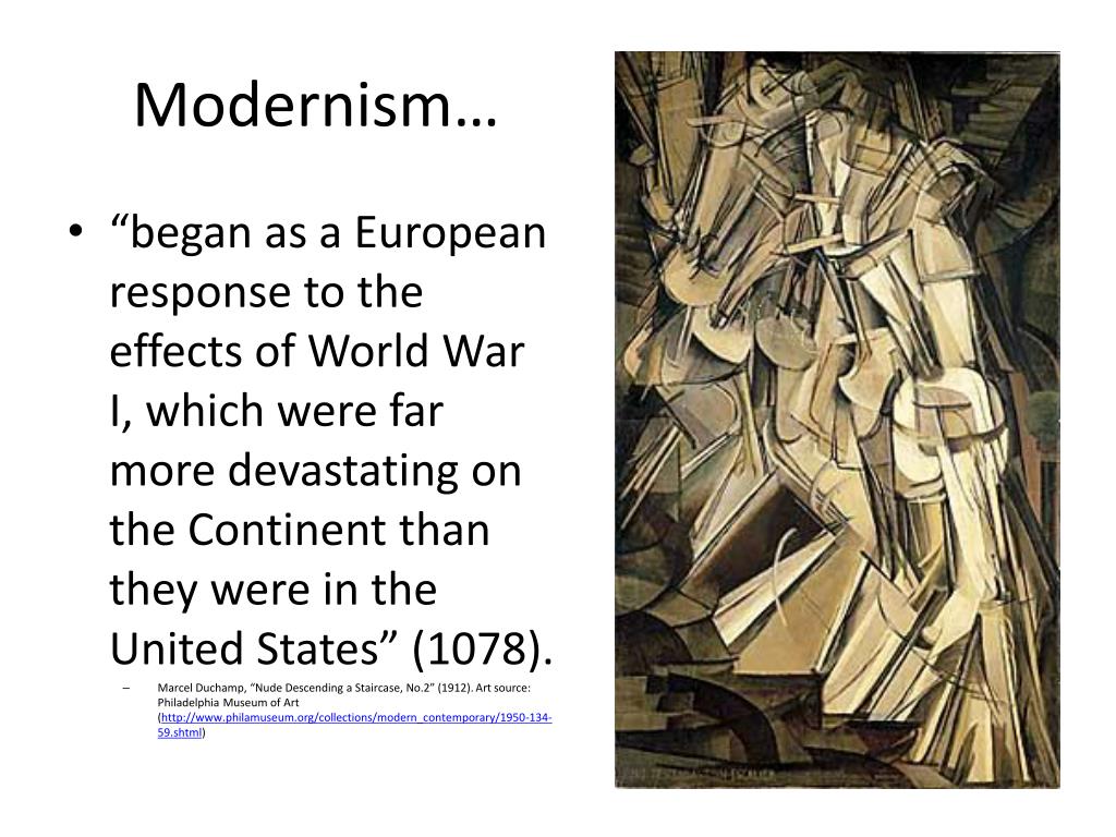 Ppt Modernism Powerpoint Presentation Free Download Id2795505