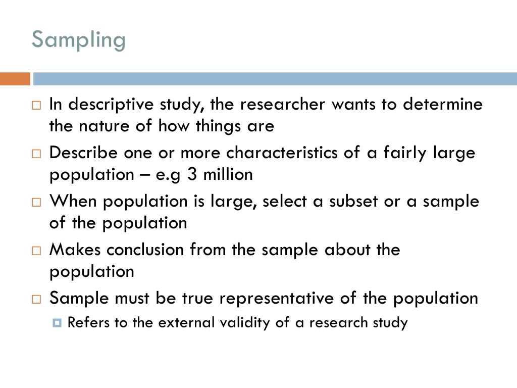 quantitative research sampling procedures