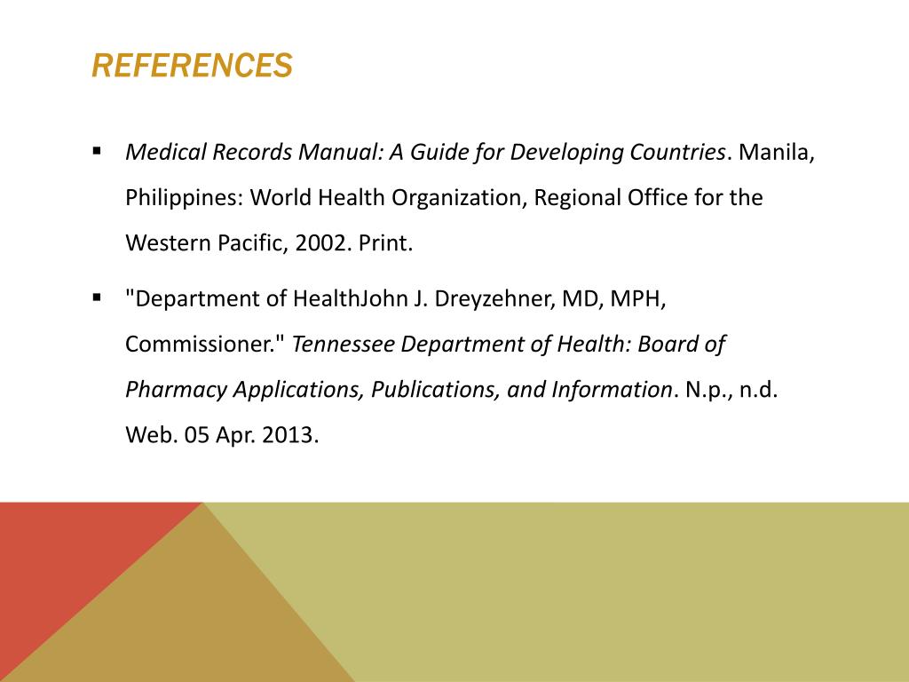 Ppt Medical Records Sara Alosaimy Bsc Phar M Powerpoint - 