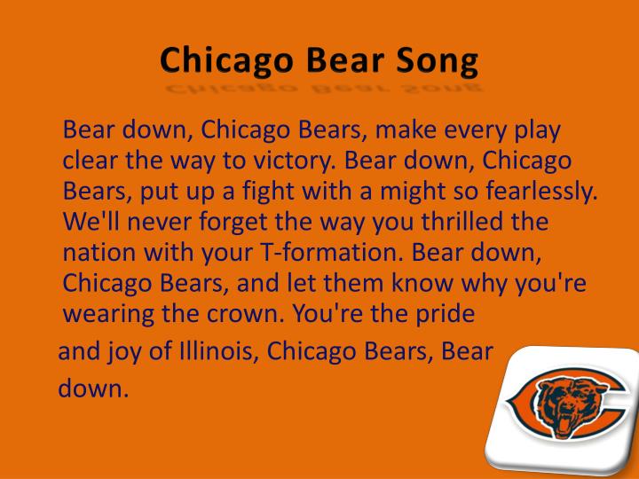 PPT - Chicago Bears PowerPoint Presentation - ID:2797200