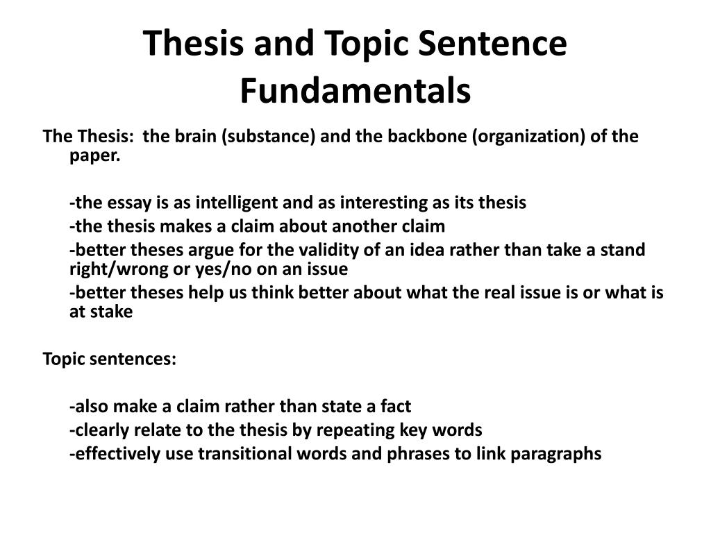 thesis-statement-vs-topic-sentence-powerpoint-with-handout-grades-5-8-topic-sentences