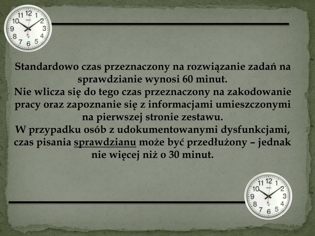 Sprawdzian Na Zakonczenie 1klasy Gimnazjum