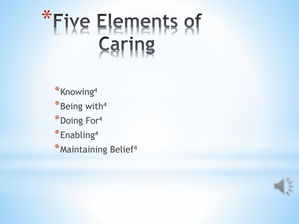 Kristen swanson theory of caring diagram