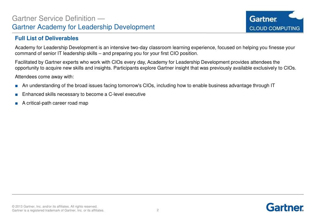PPT Gartner GCloud Service Definition PowerPoint Presentation, free