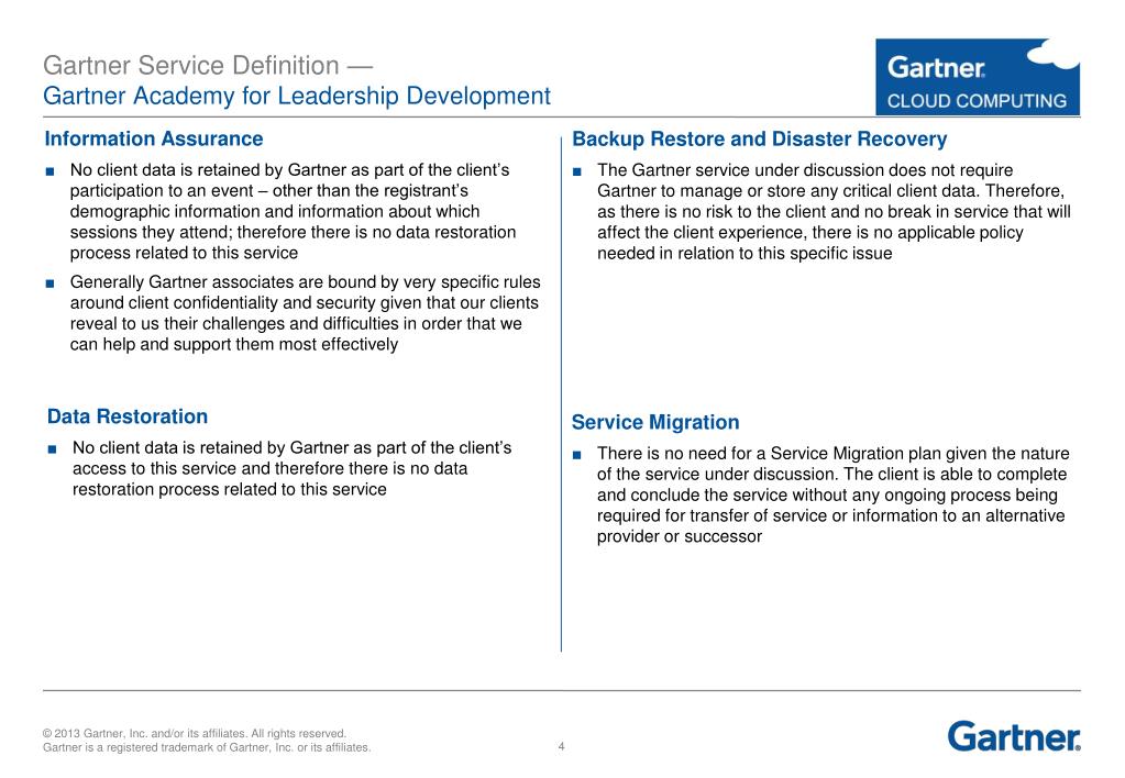 PPT Gartner GCloud Service Definition PowerPoint Presentation, free