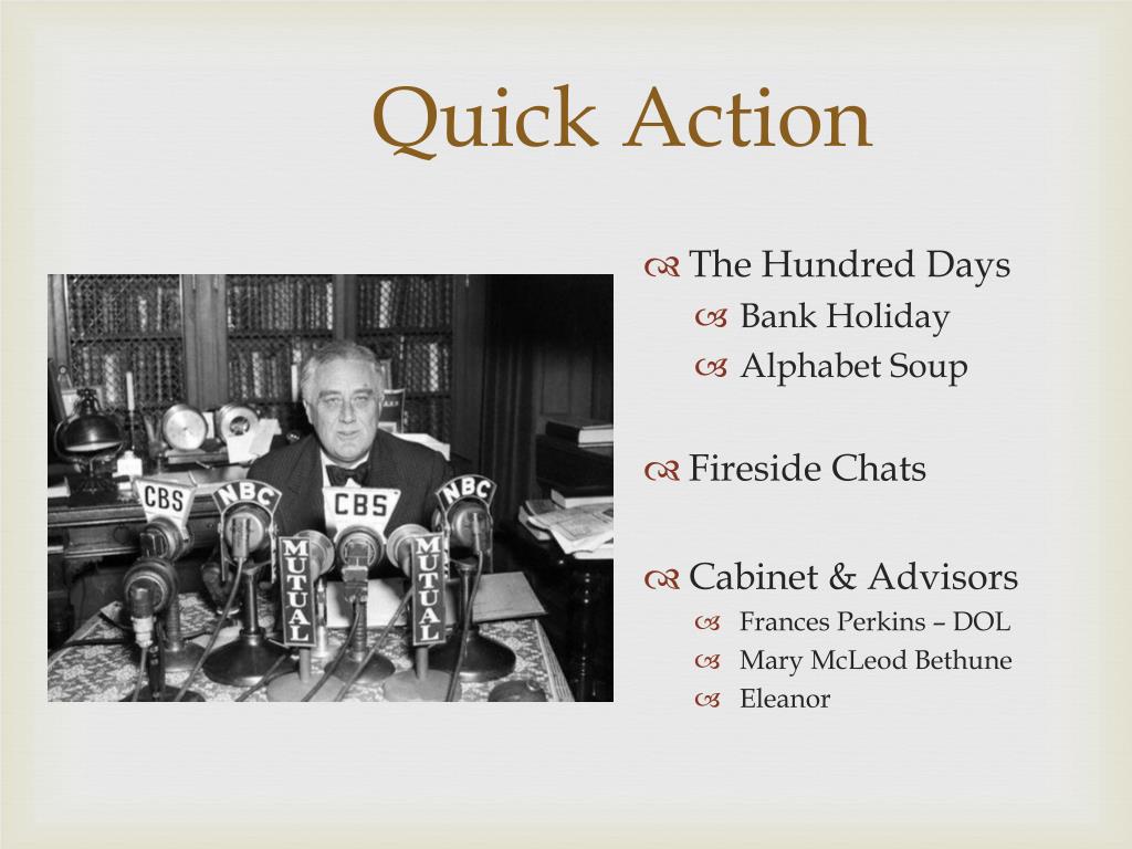 fdr fireside chats banking holiday