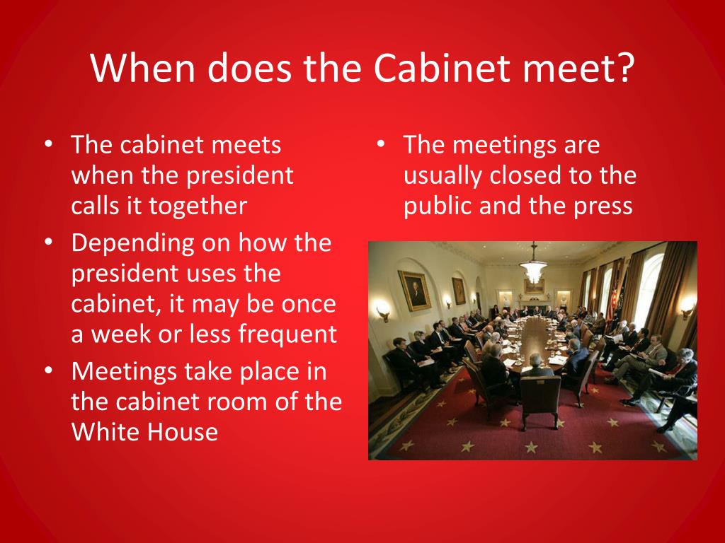 Ppt The Cabinet Powerpoint Presentation Free Download Id 2800549