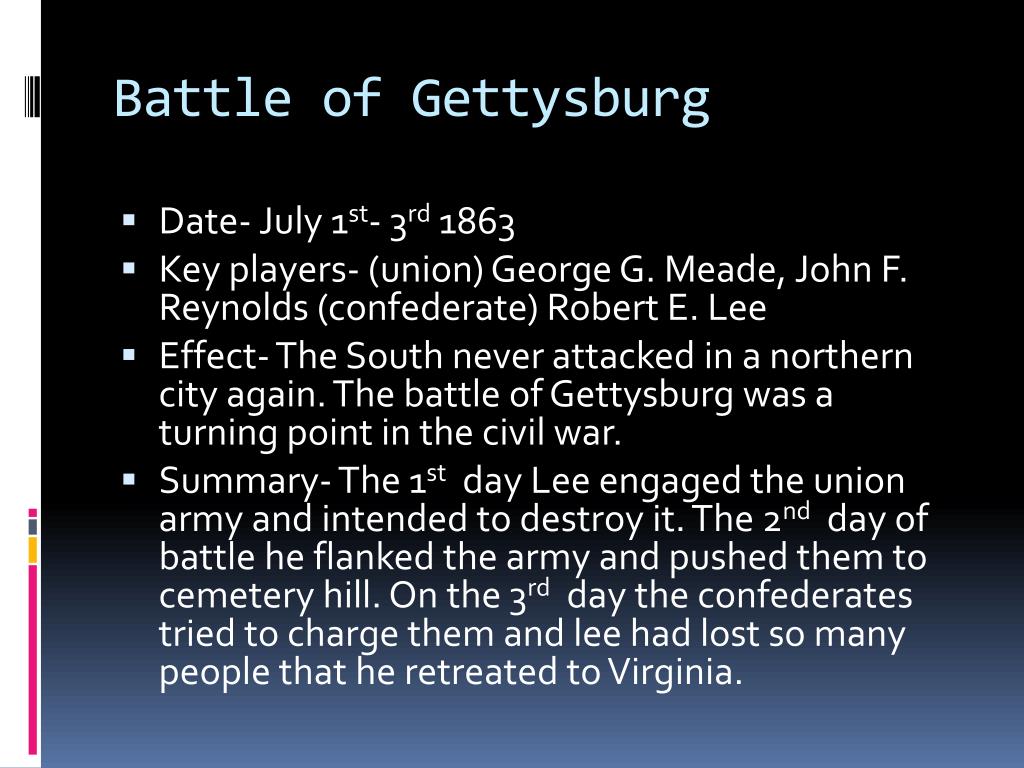 Significance of the Battle of Gettysburg