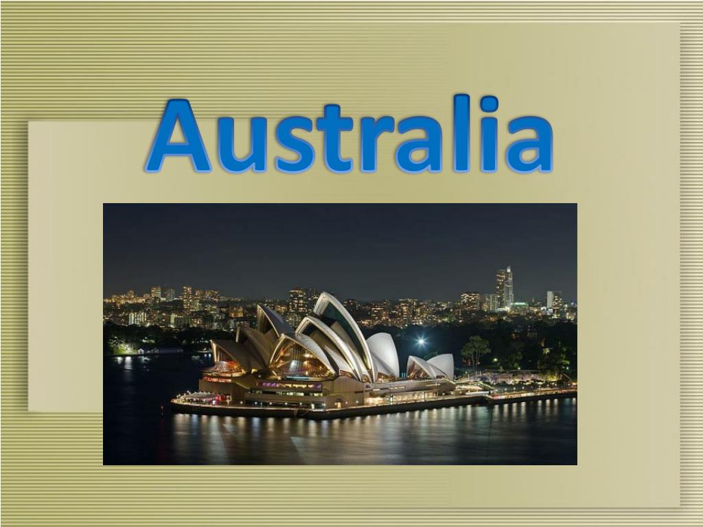 presentation of australia