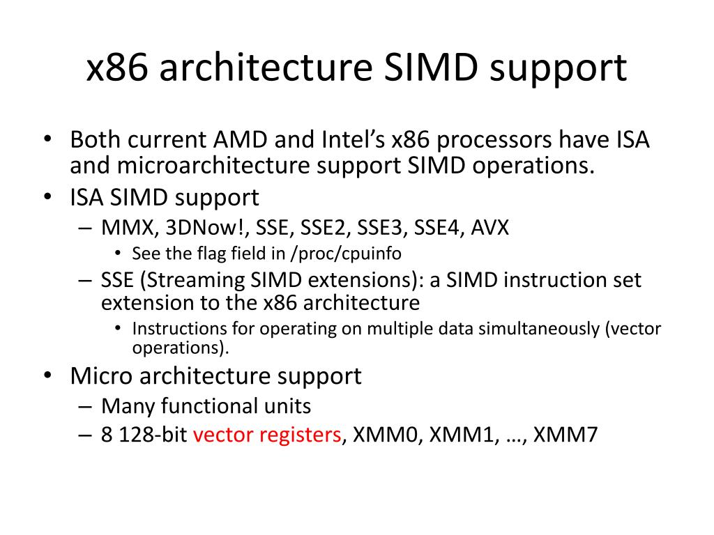 X86 architecture. Архитектура x86.