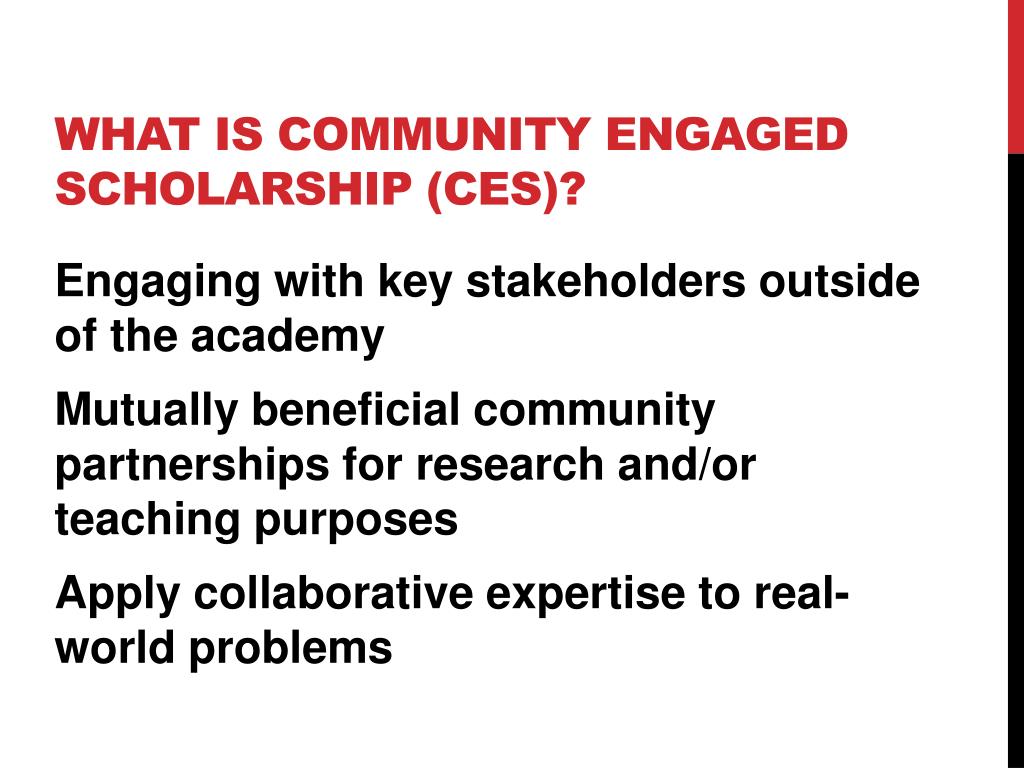 PPT - Community Engaged Scholarship Roundtable PowerPoint Presentation ...