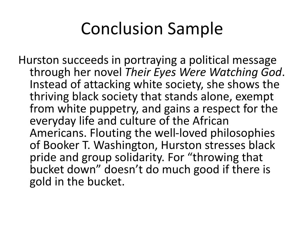 how to write a conclusion of a presentation