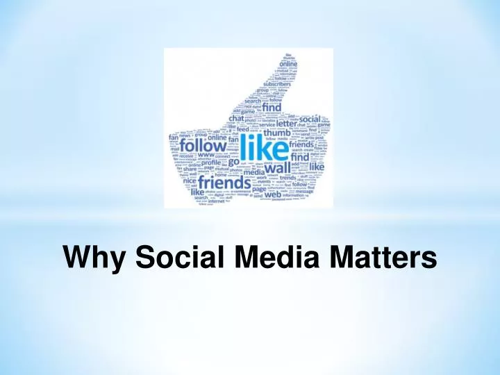 why social media matters n.