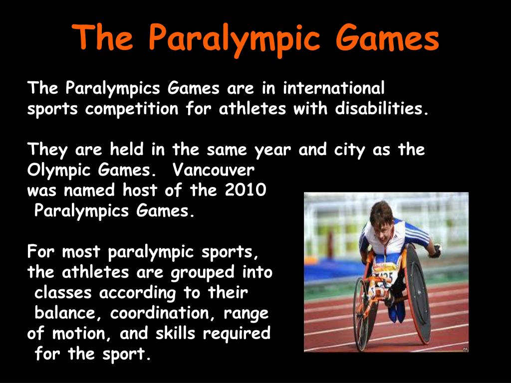 essay on paralympic games