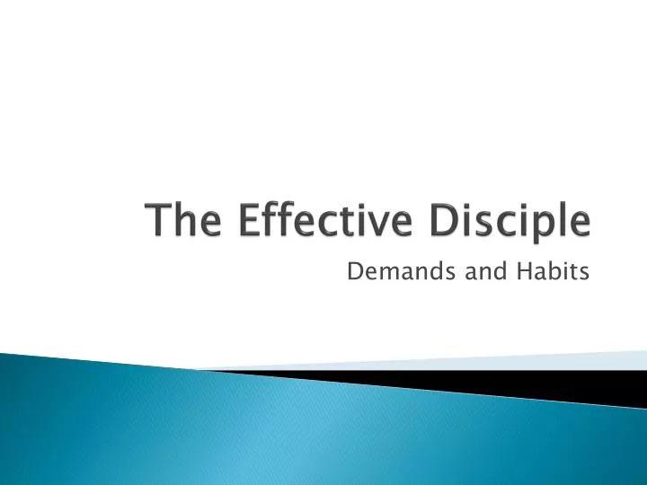 the effective disciple n.